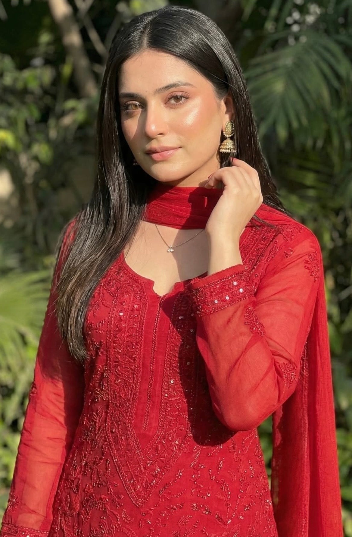 RED BRIDAL Suit Set