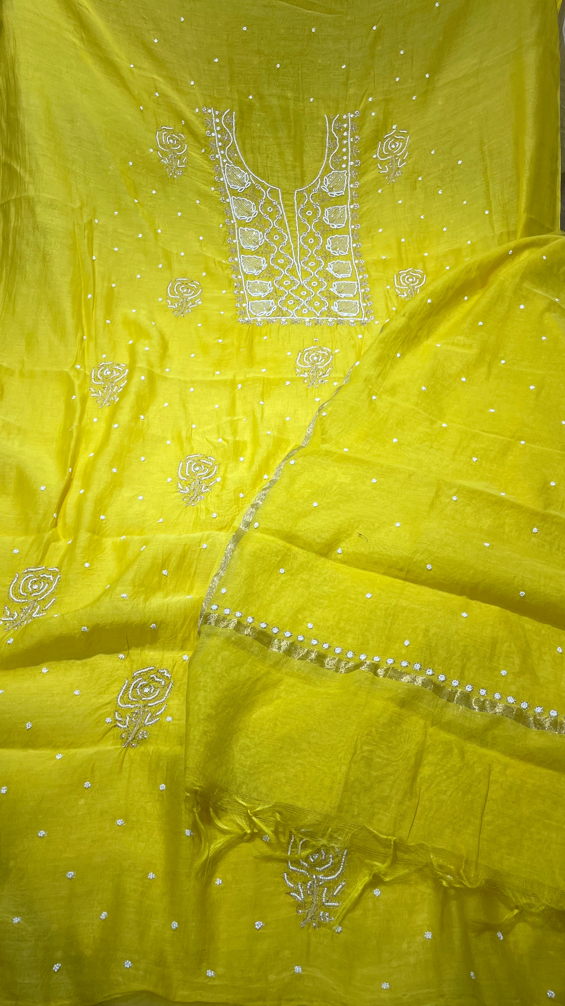 Mul Chanderi Suits