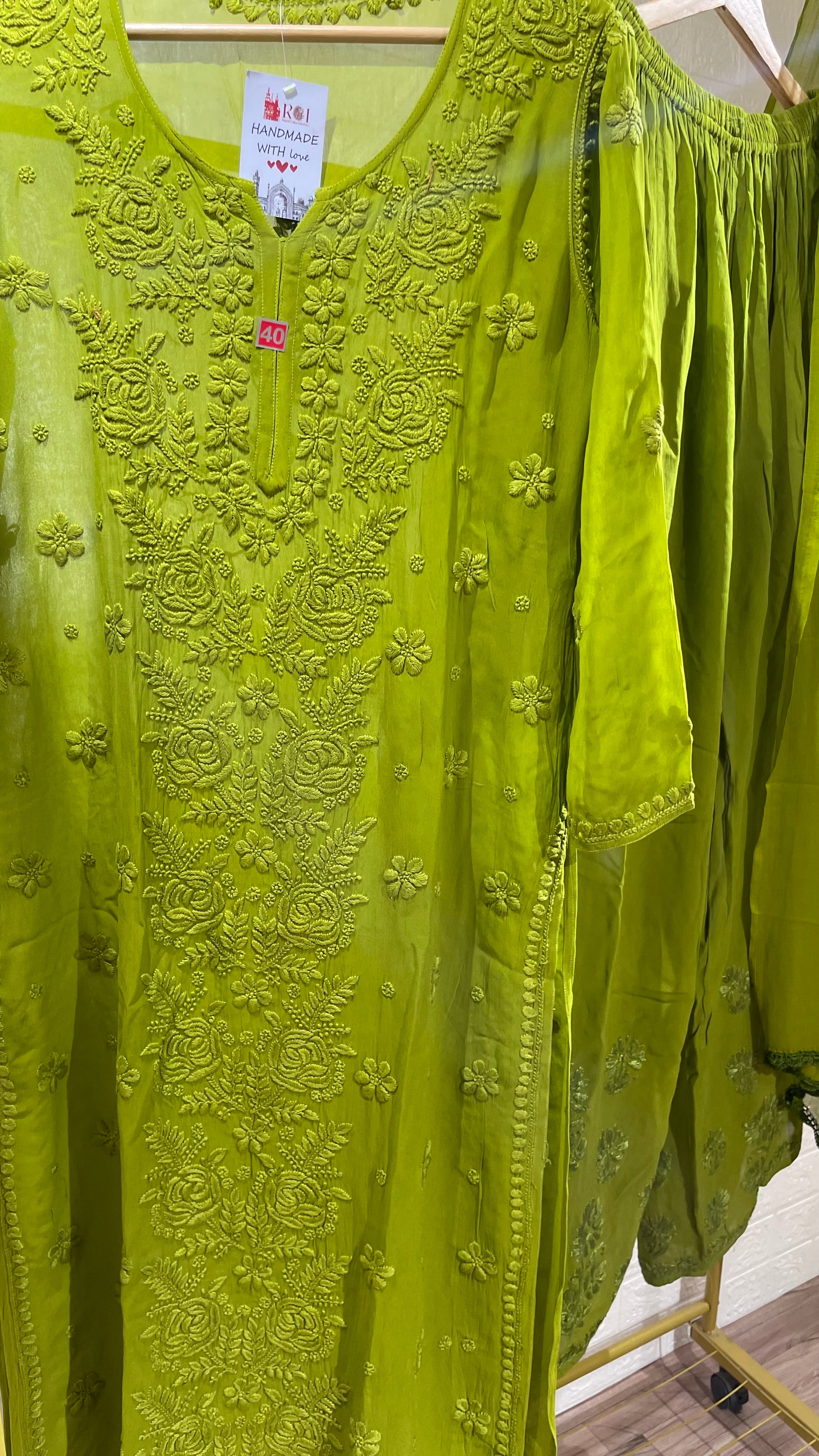 Olive Green Rose Set