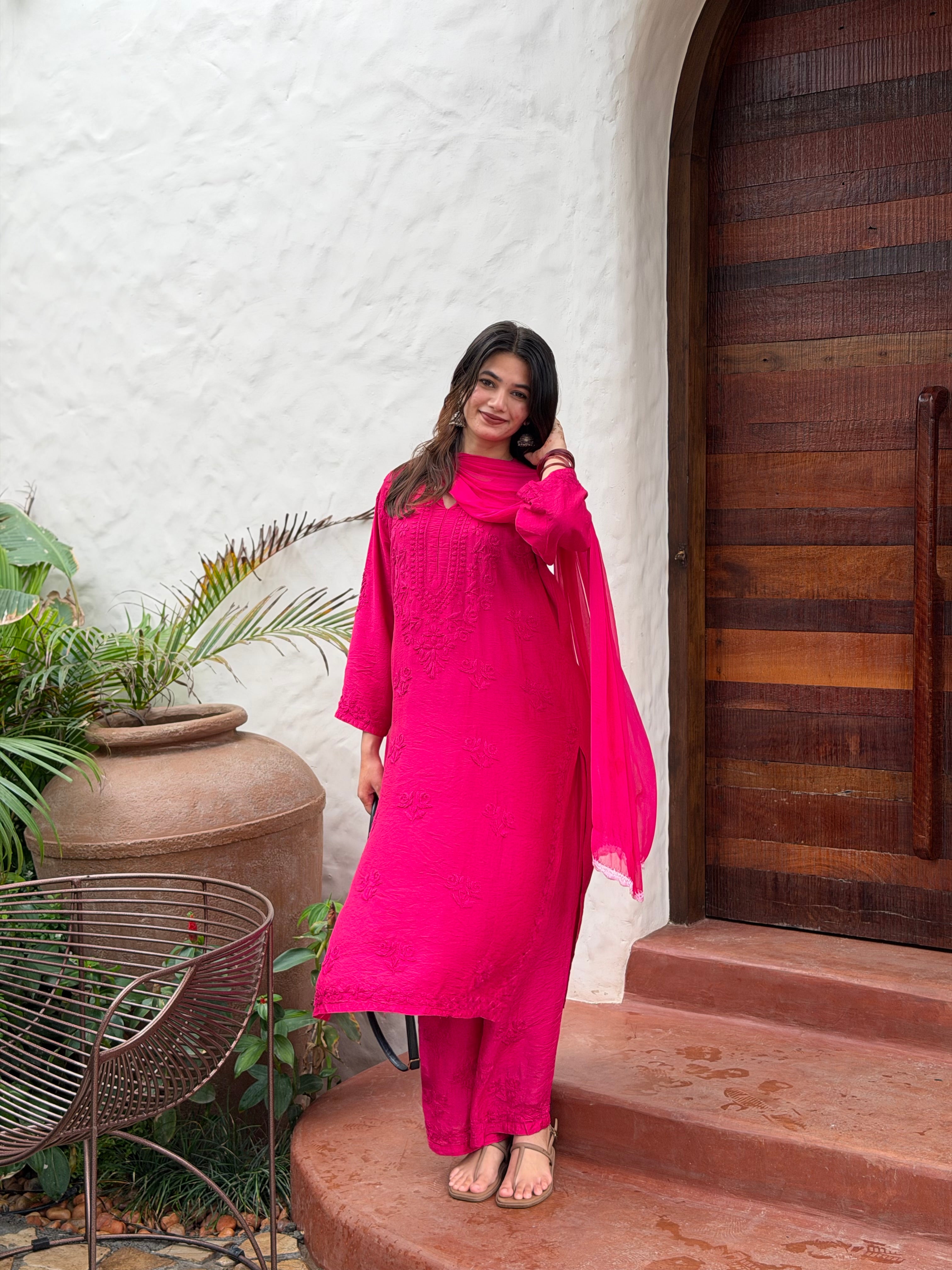 Beetroot Suit Set