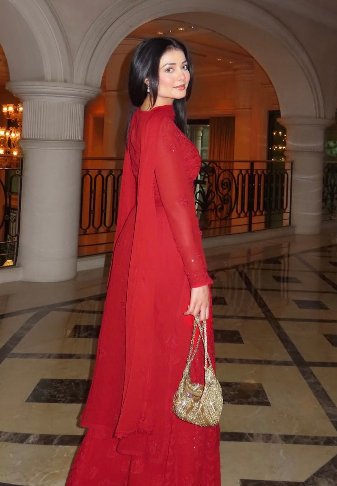 RED BRIDAL Suit Set