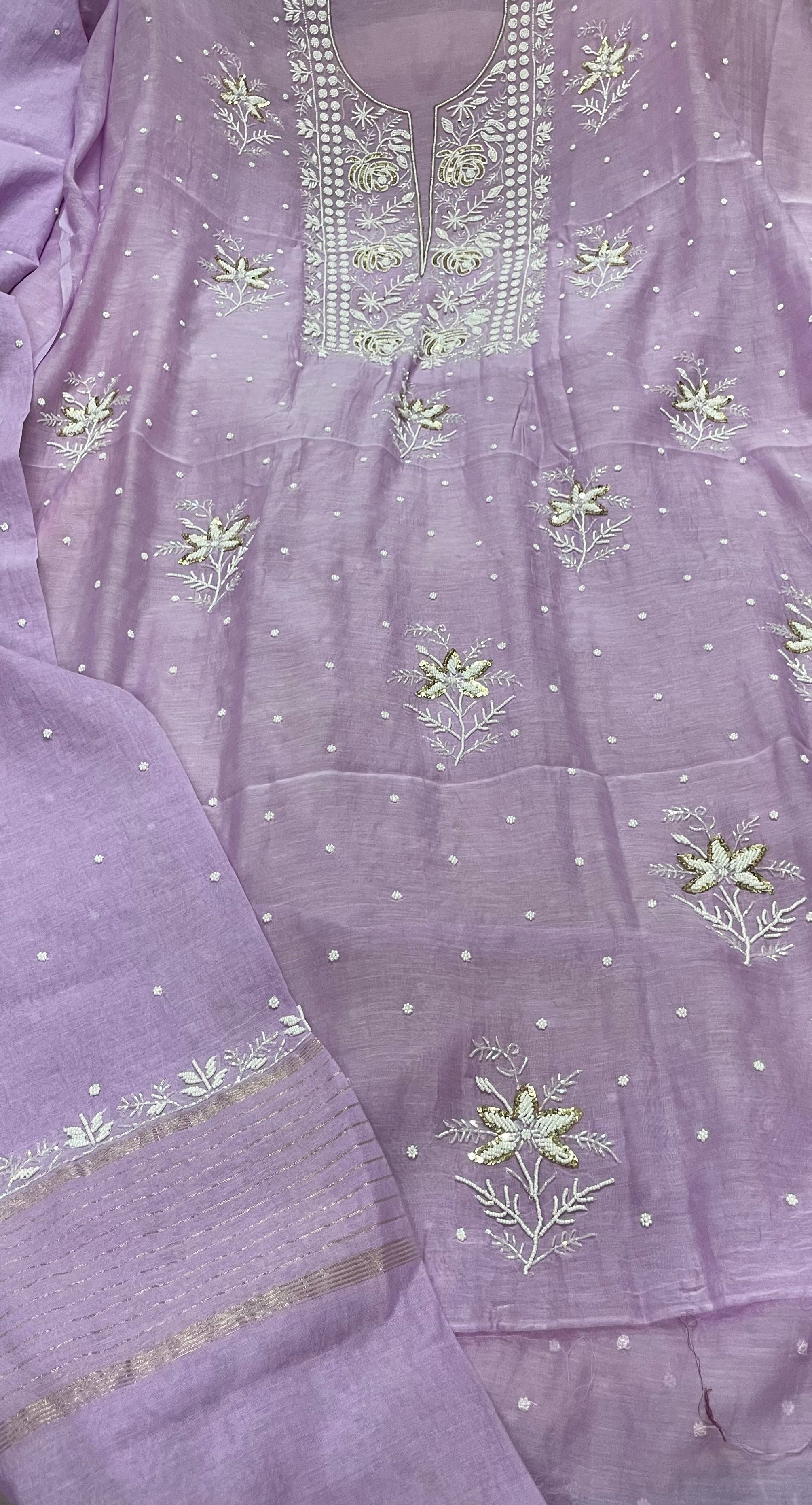 Mul Chanderi Suits