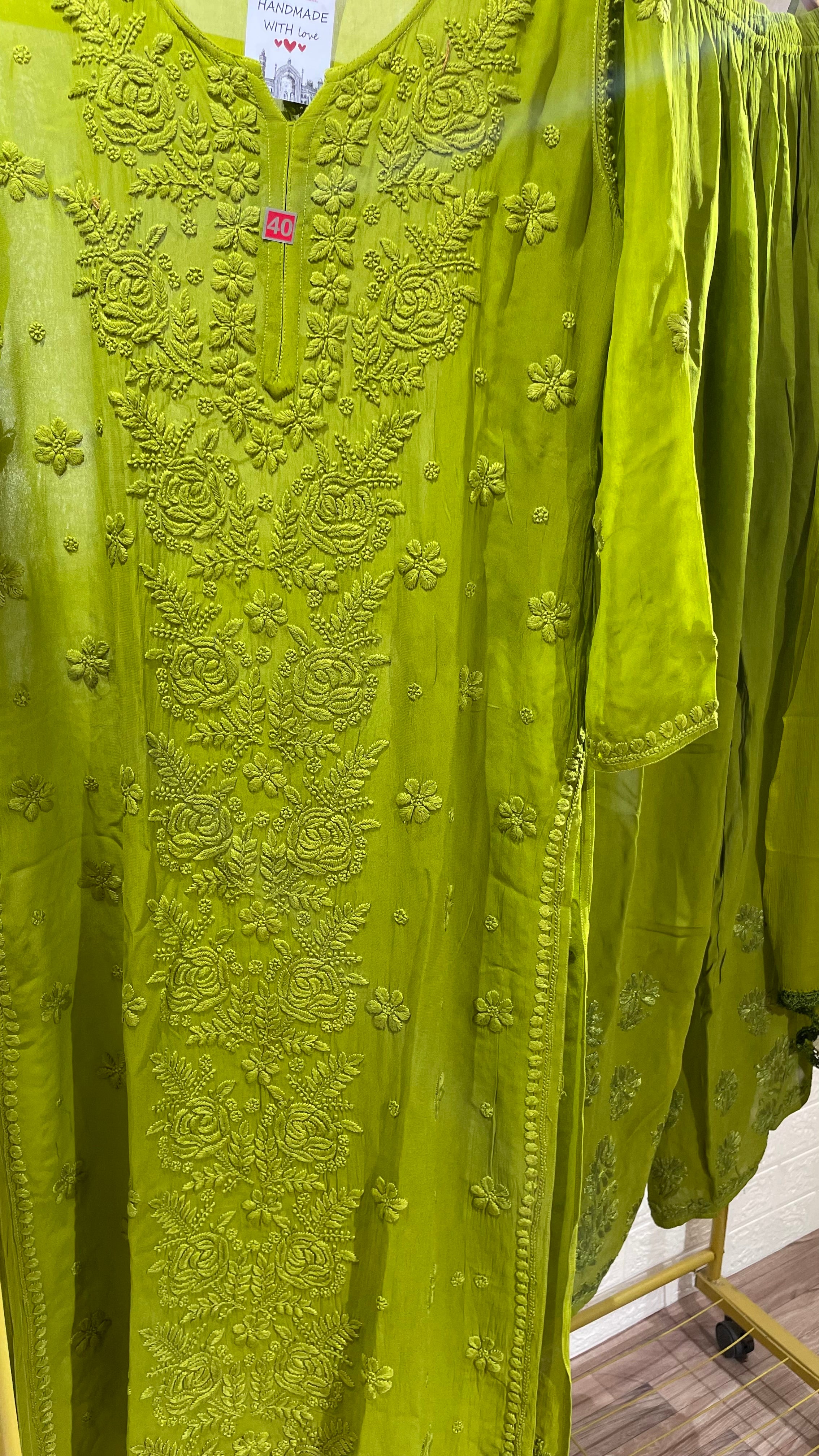 Olive Green Rose Set