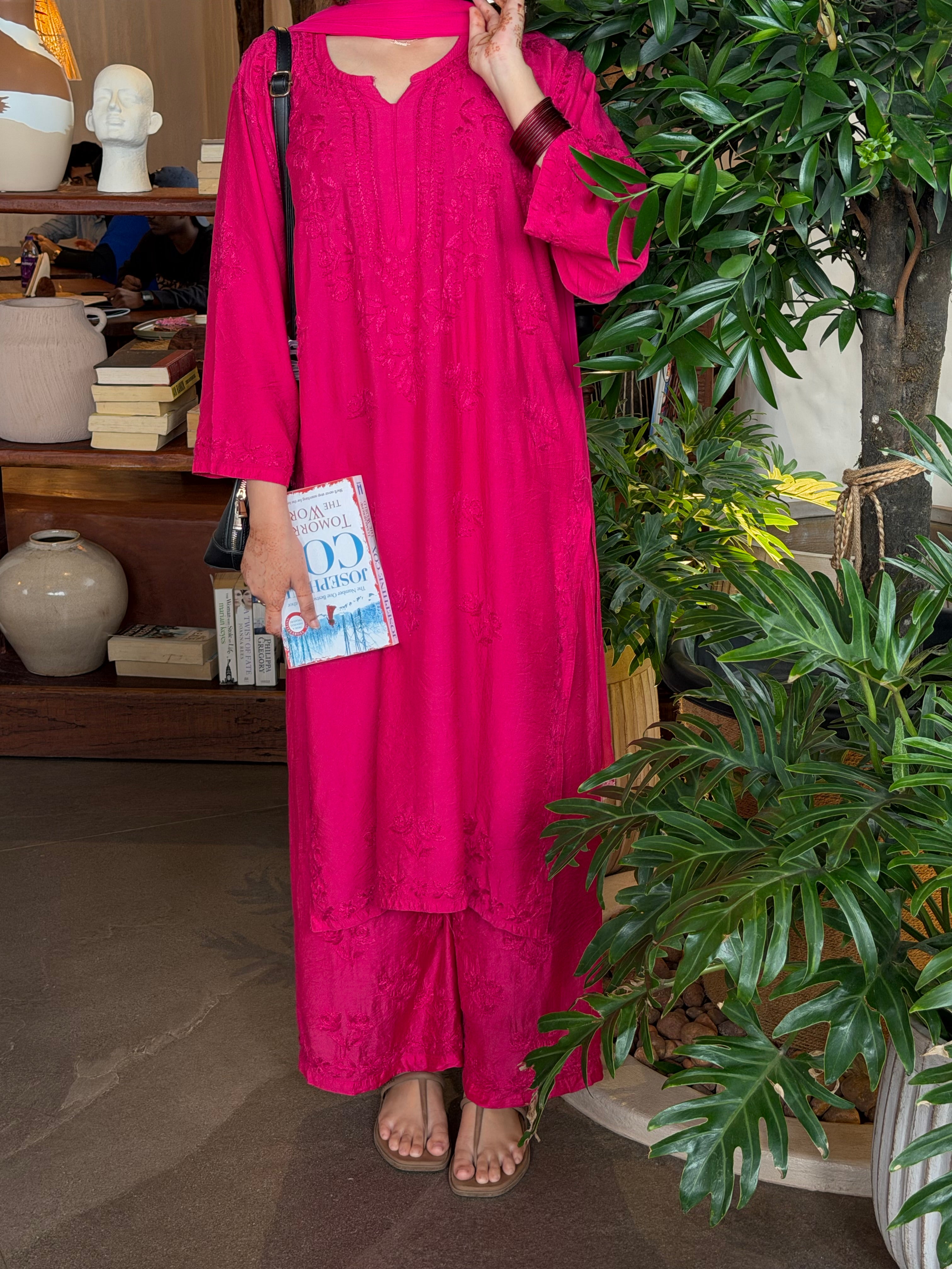 Beetroot Suit Set