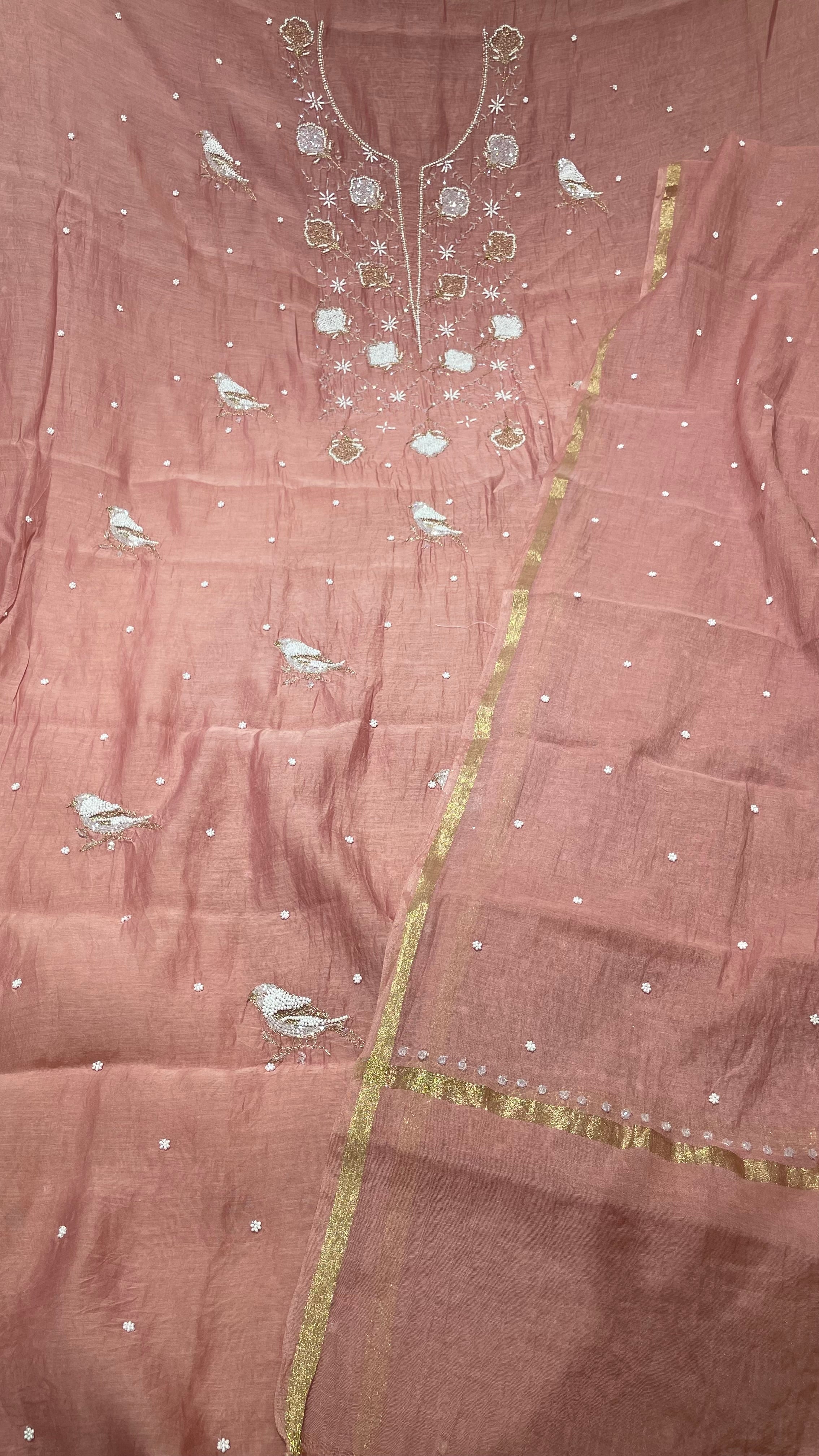 Mul Chanderi Suits