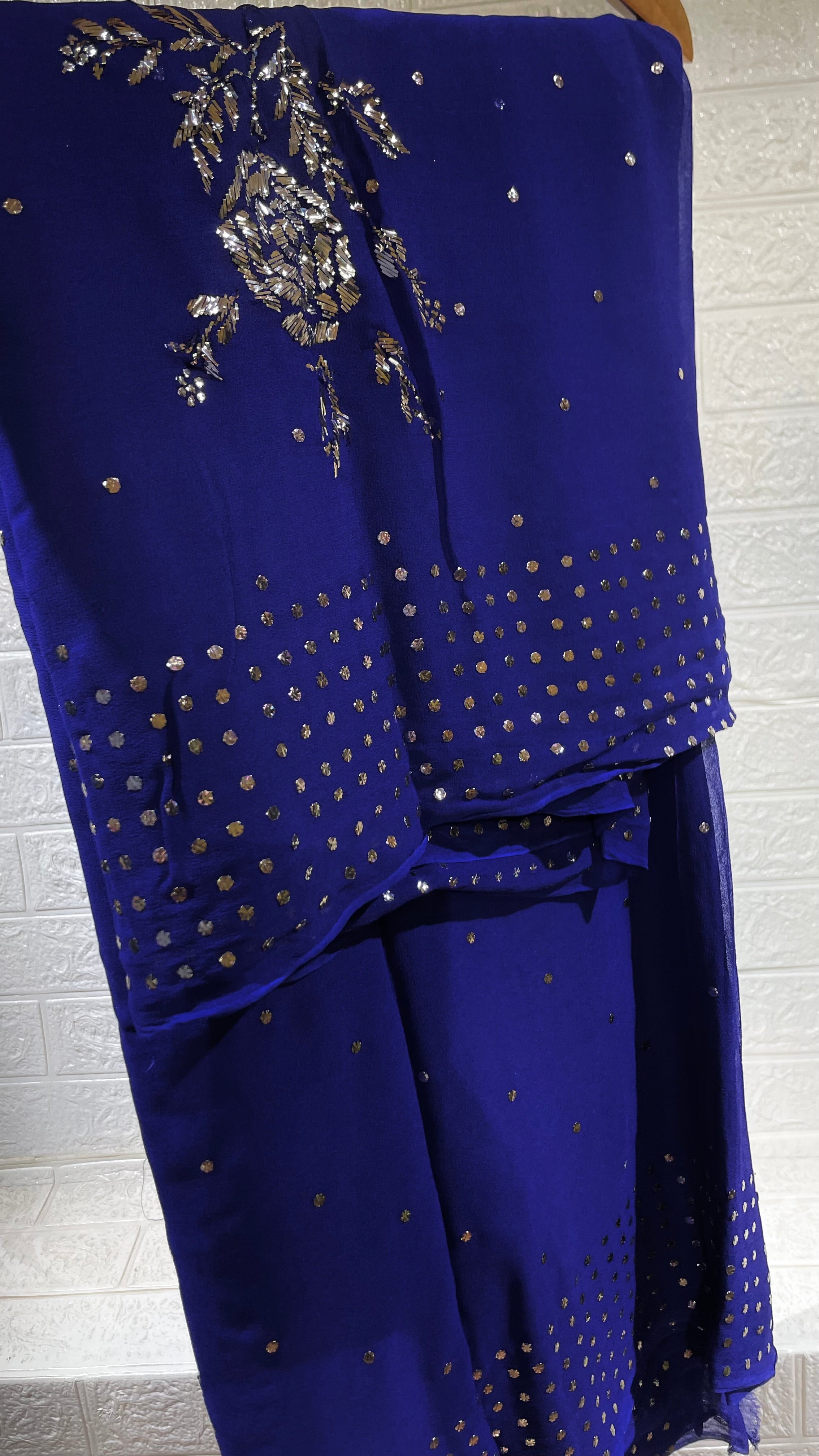 Royal Pitta Work Saree