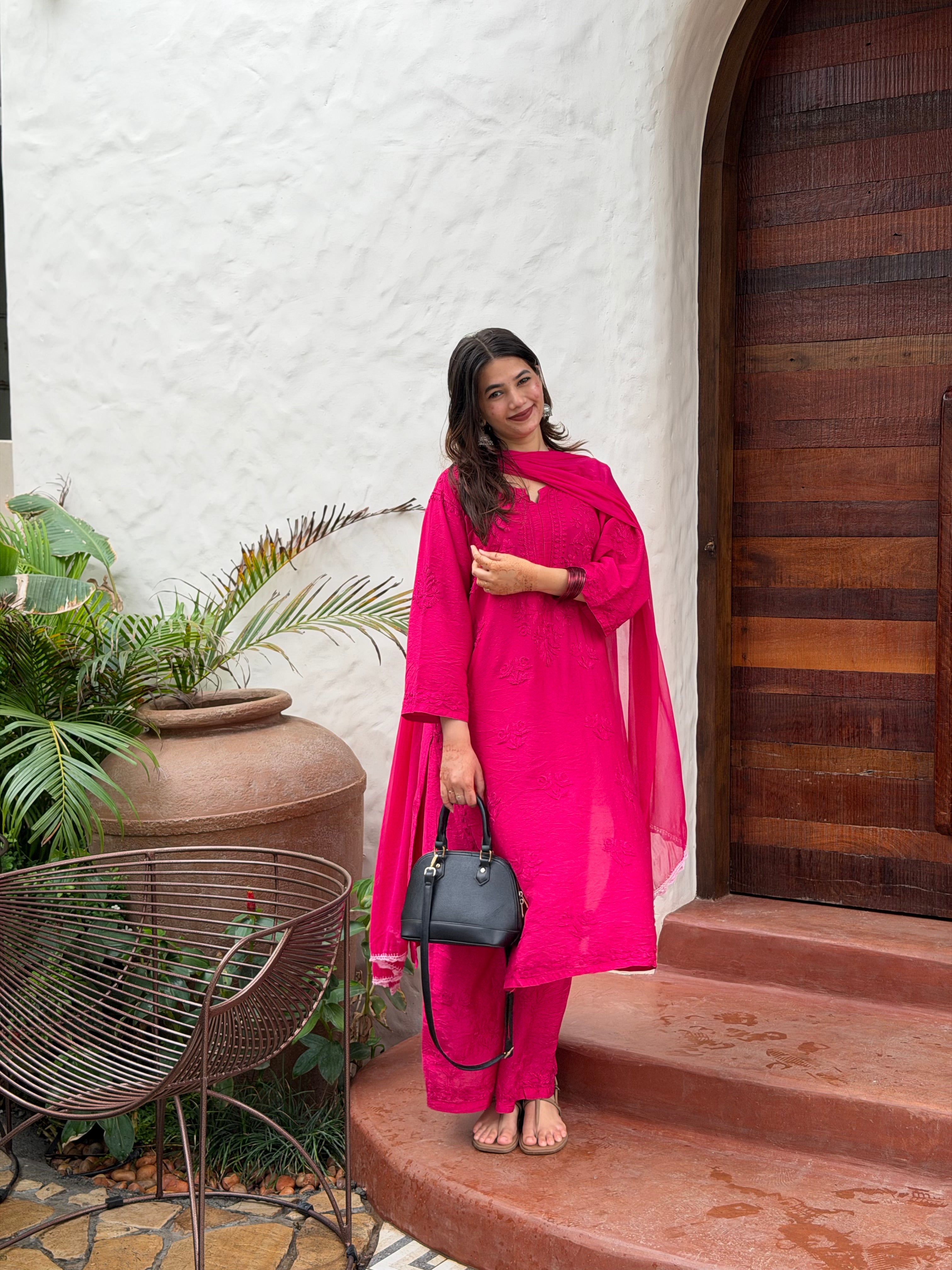 Beetroot Suit Set