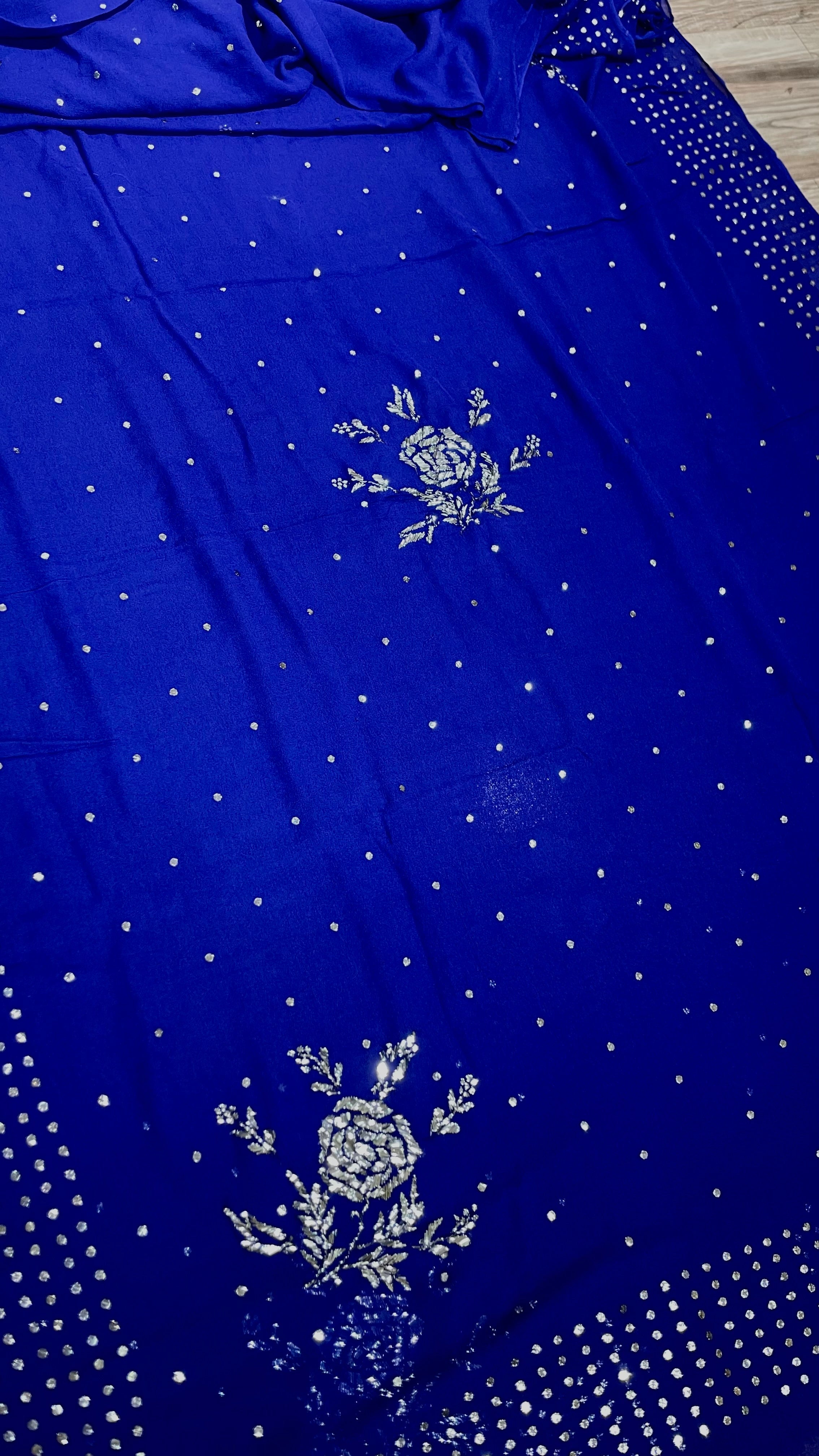 Royal Pitta Work Saree