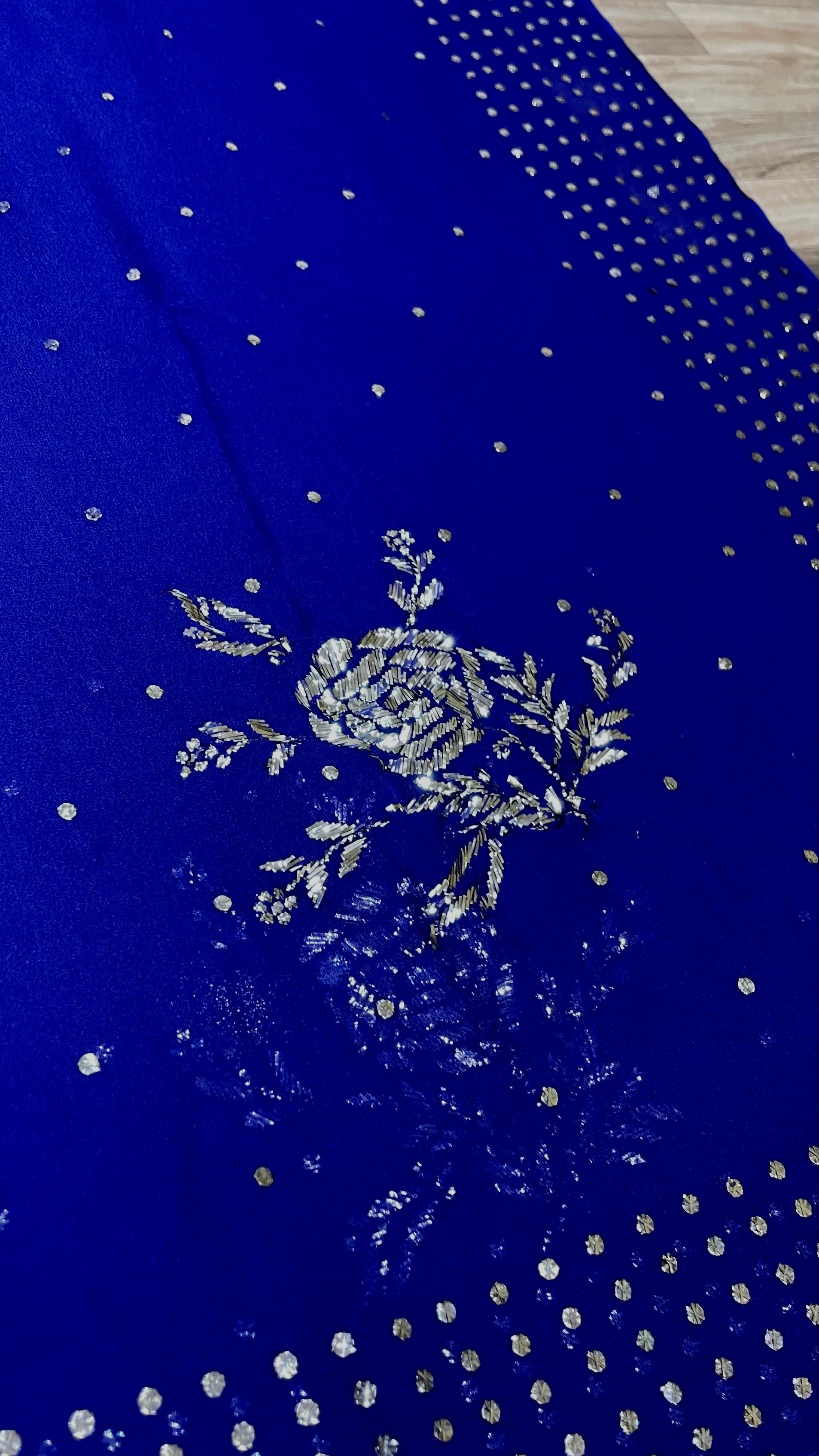 Royal Pitta Work Saree