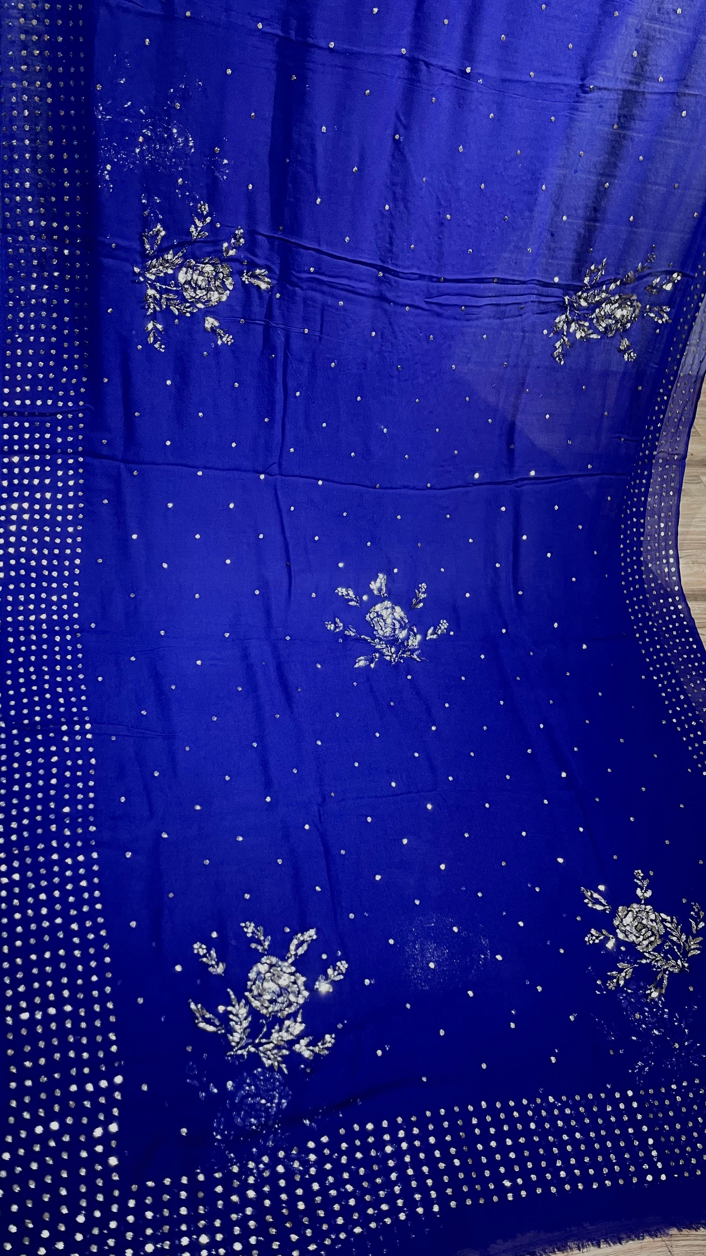 Royal Pitta Work Saree