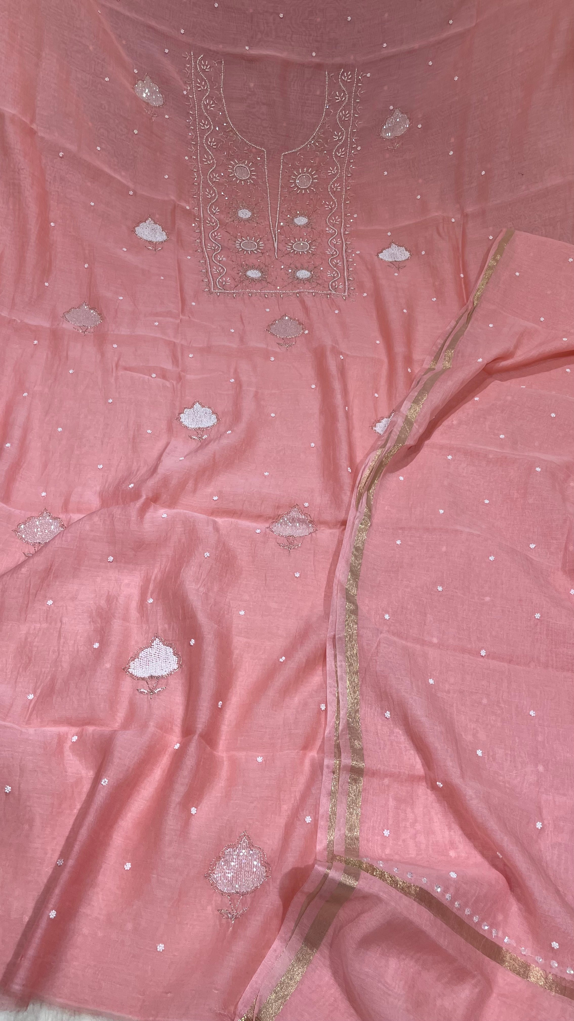 Mul Chanderi Suits