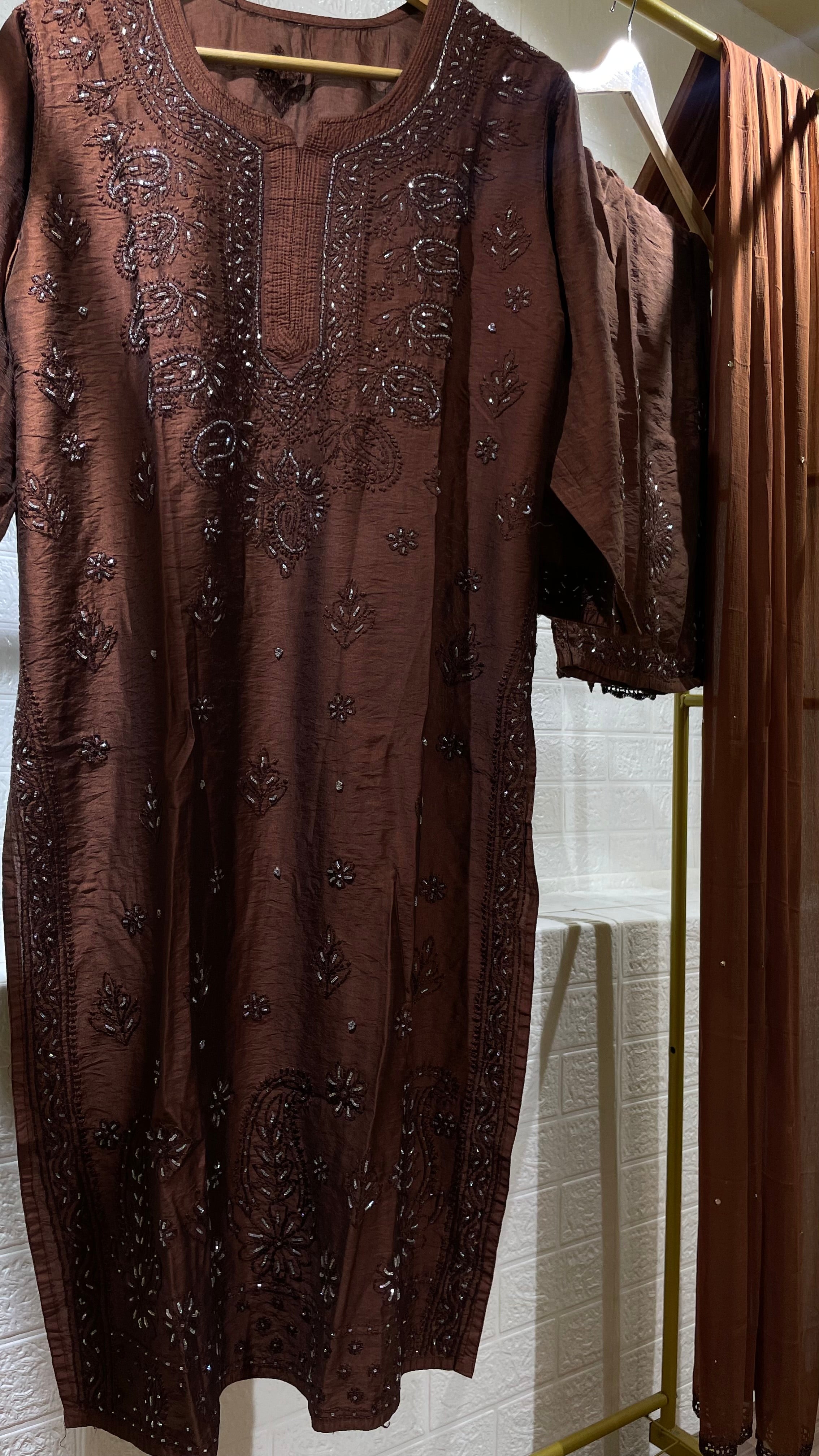 Choco Sparkle Suit Set