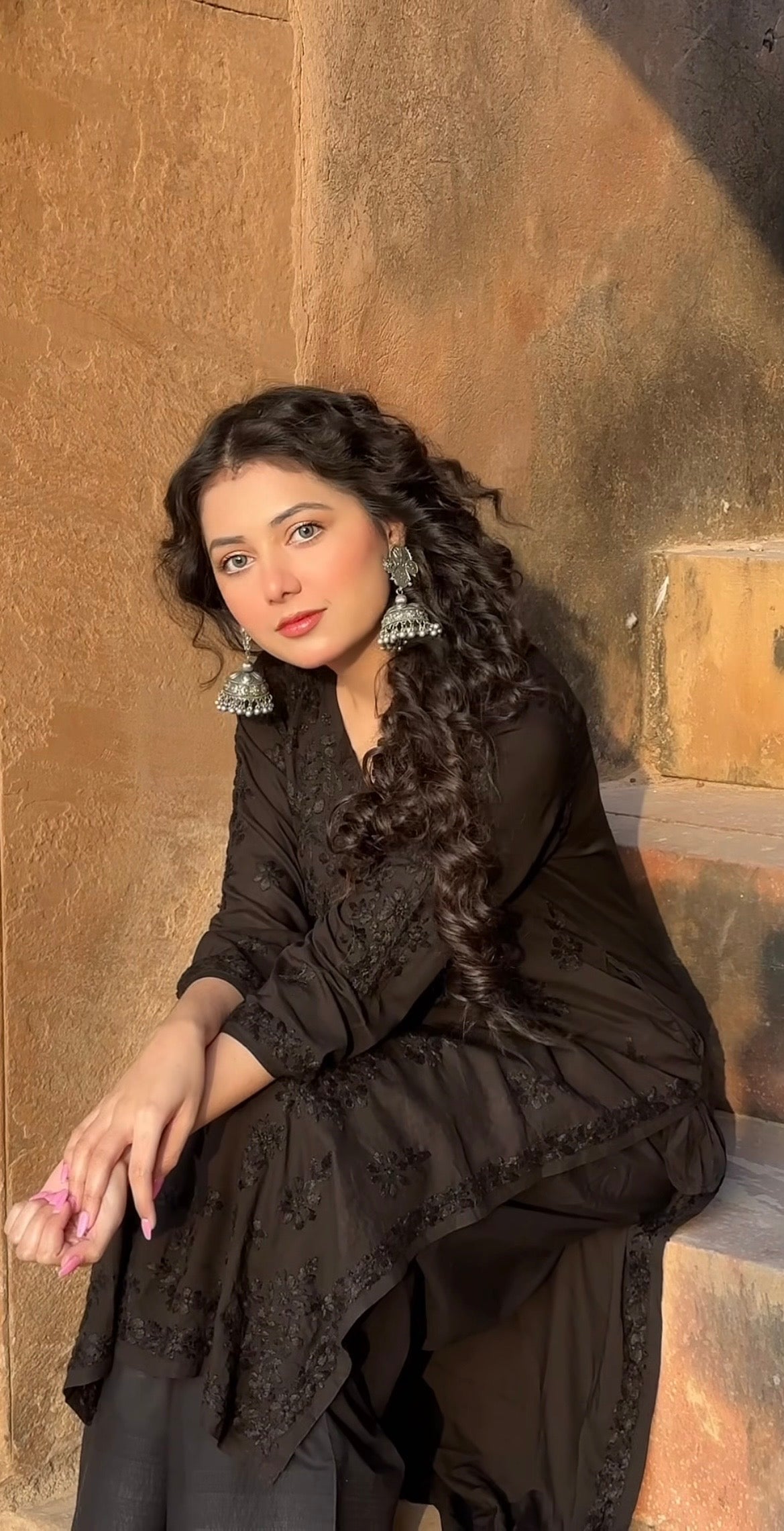 Eid Black Modal suit set