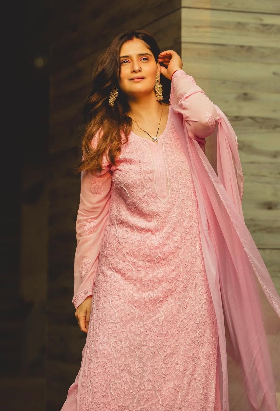 Aaliya Pale Pink Suit Set