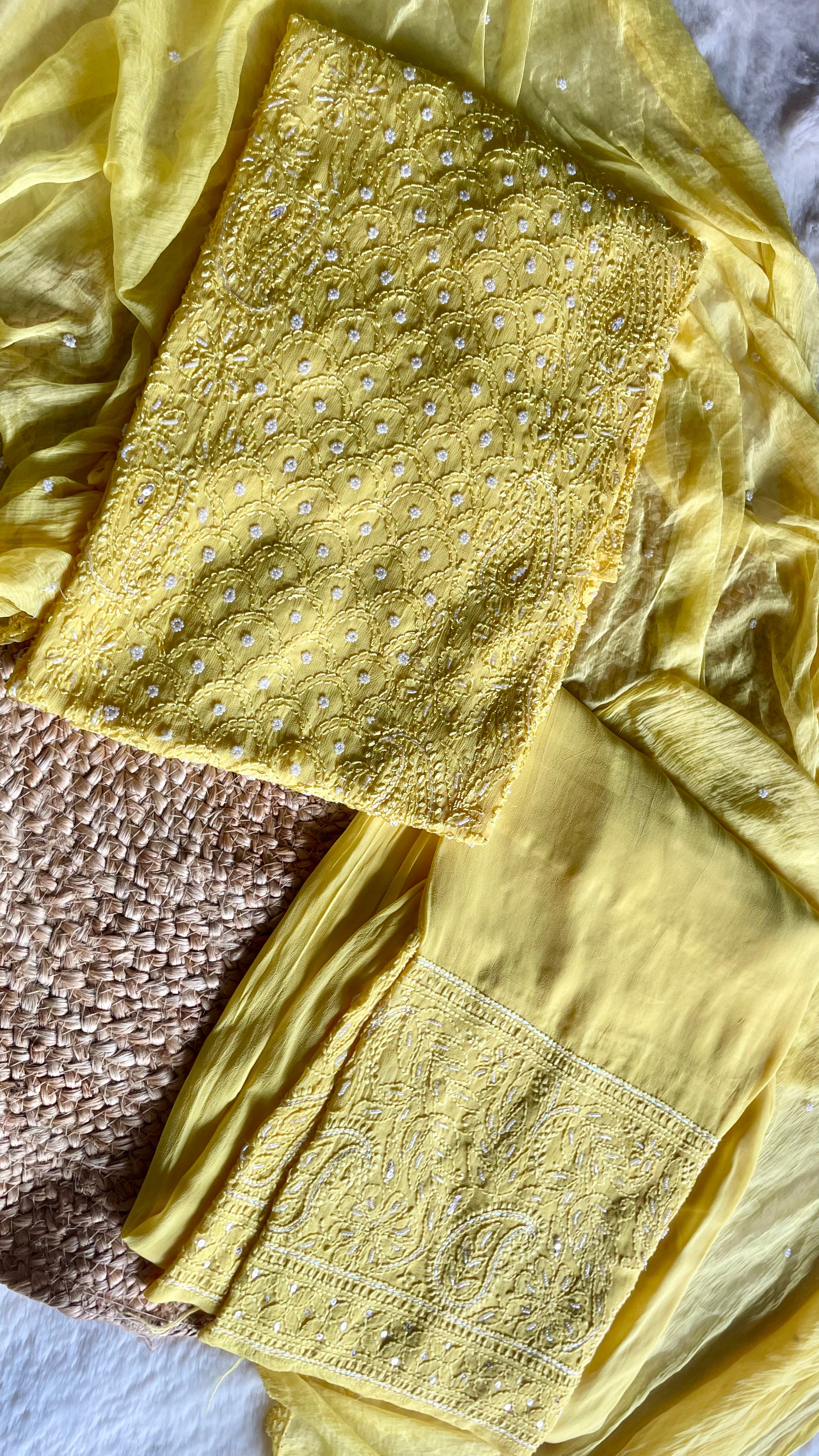 Aaliya YELLOW Suit Sets