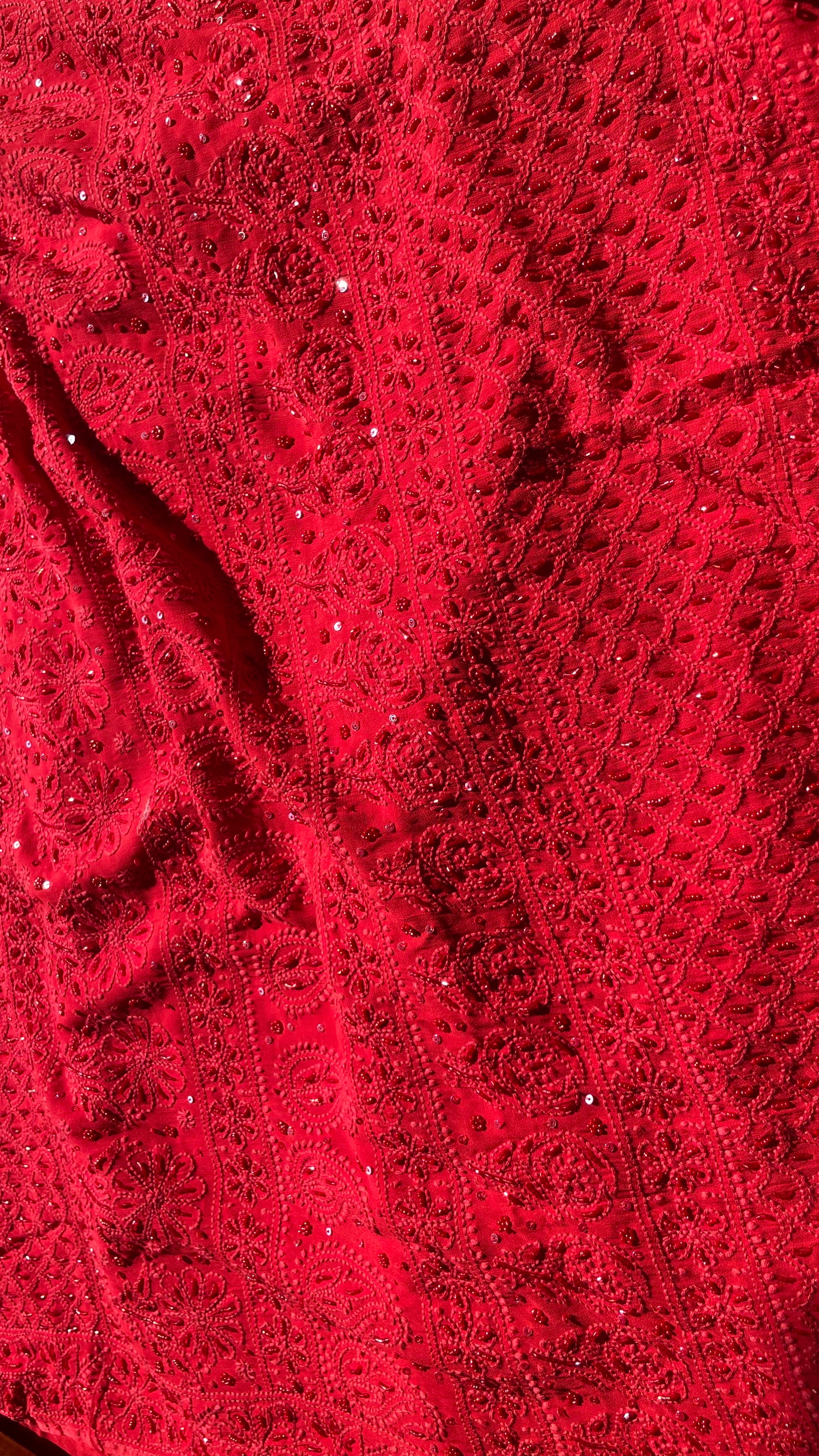 Noori Bridal RED Saree