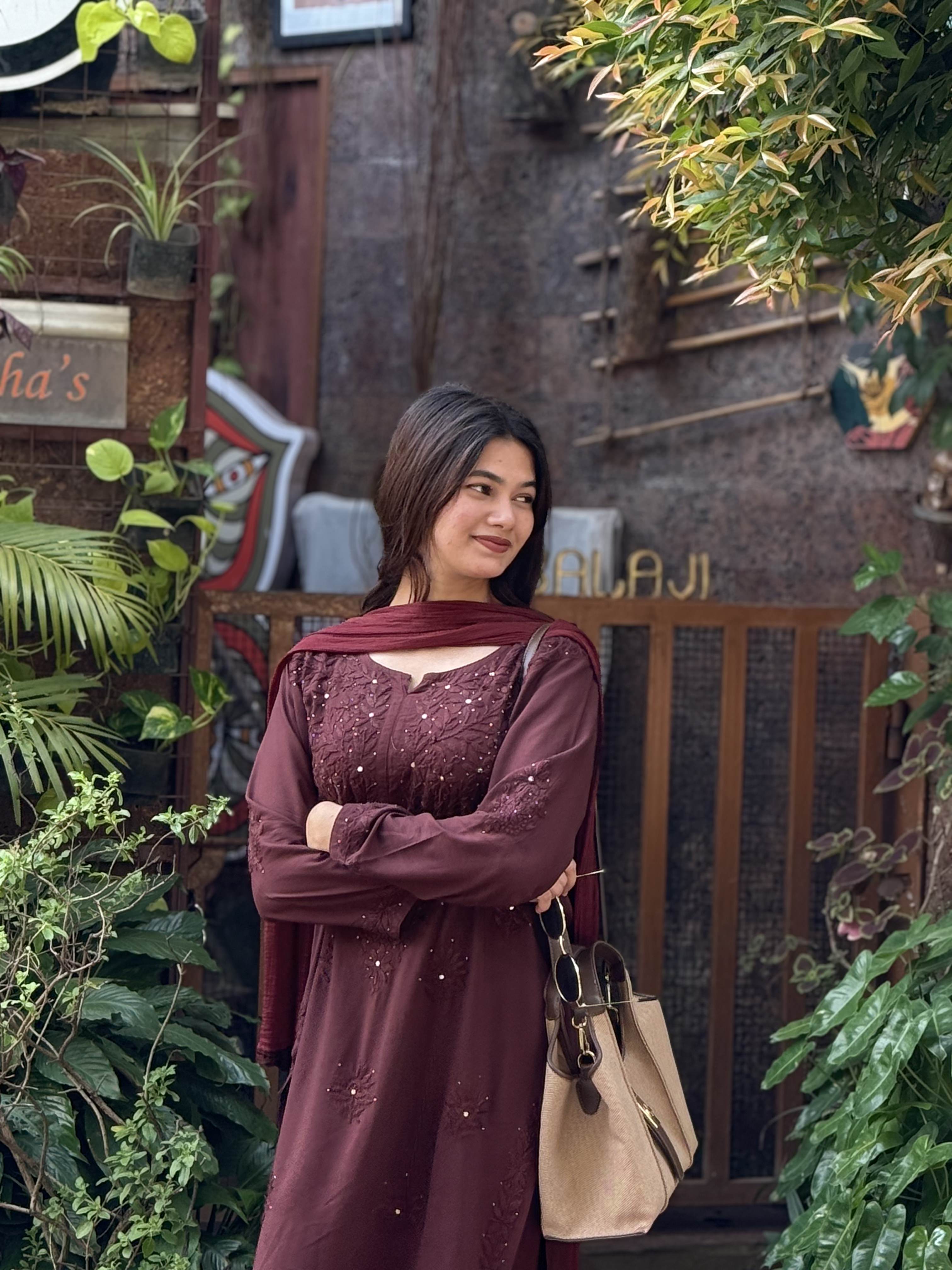 NIDA Mocha Brown suit set