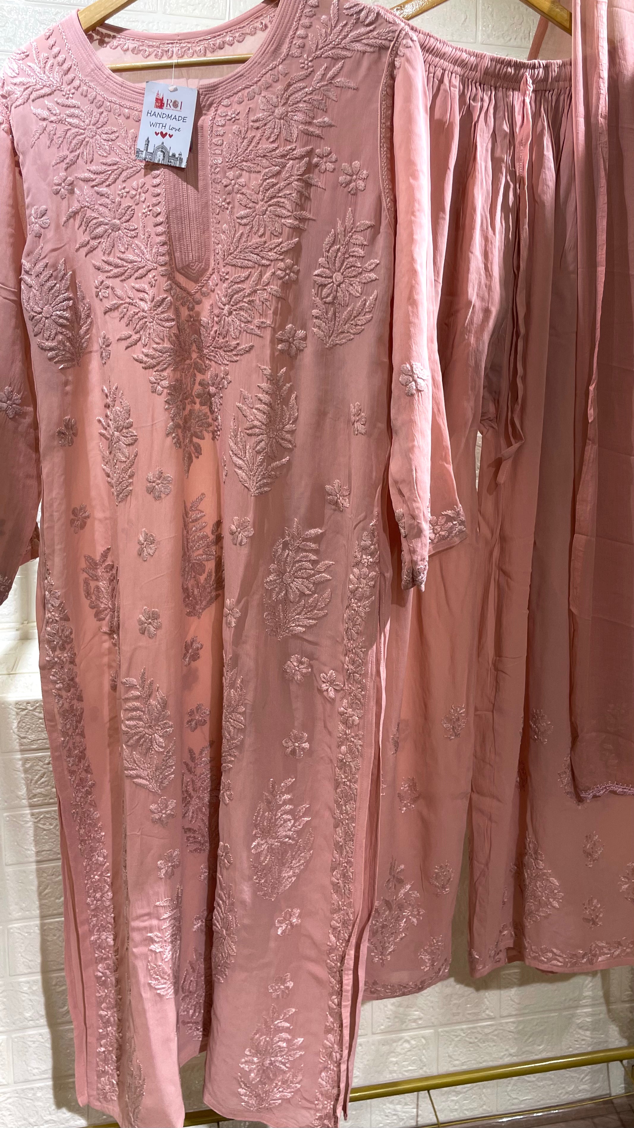 Hazna  Fully 3D Embroidered suit set