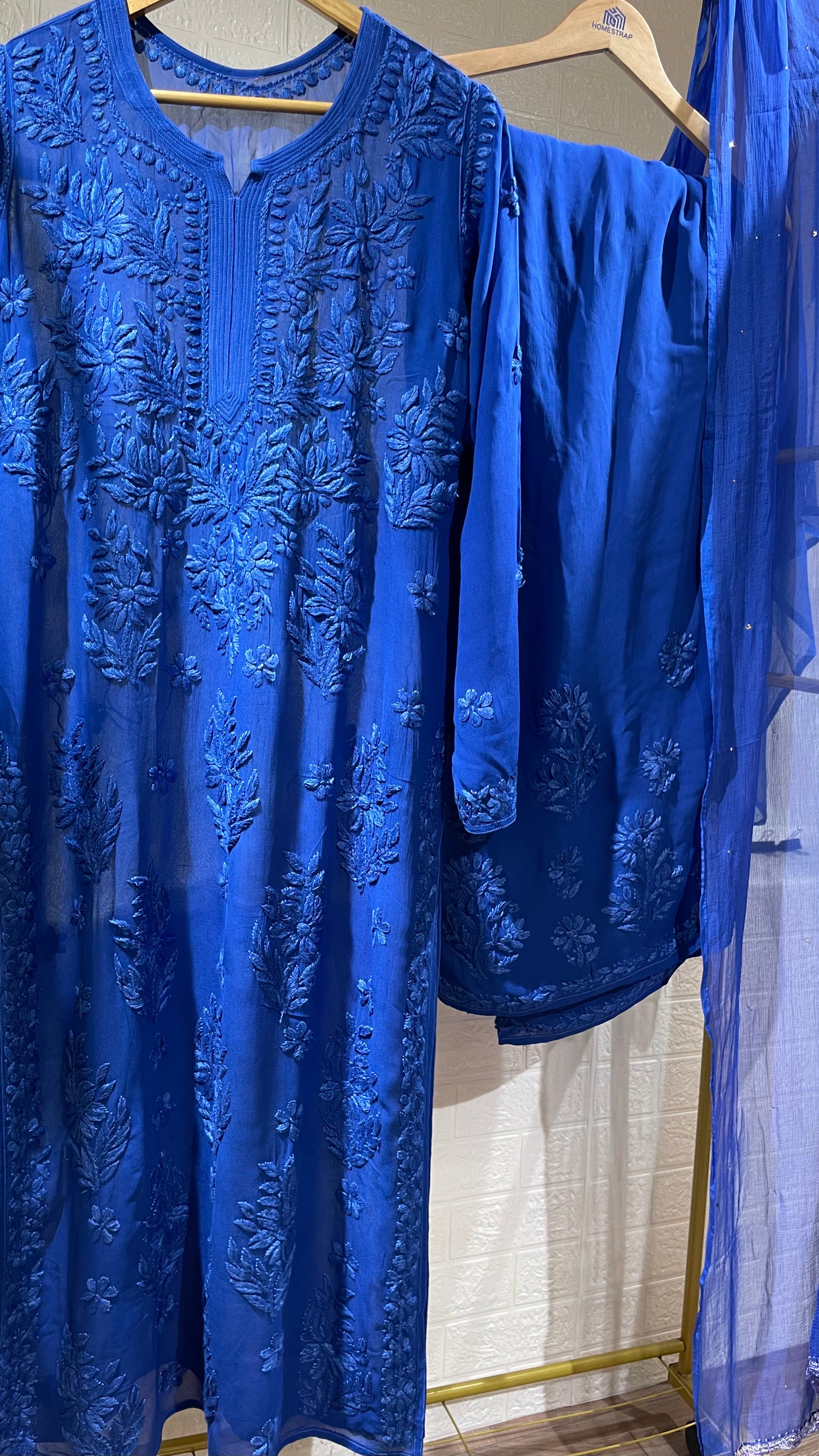 Hazna  Fully 3D Embroidered suit set