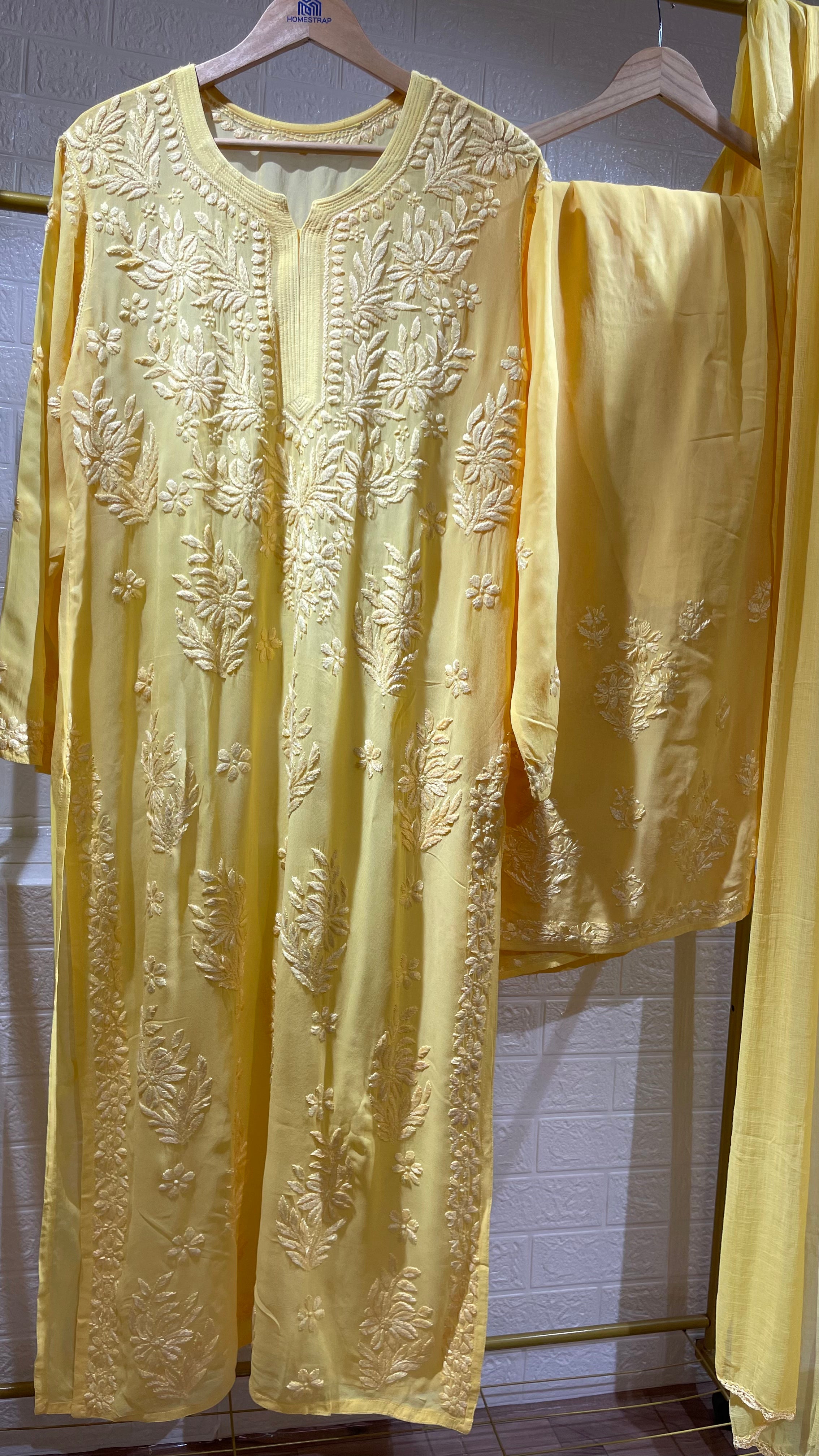 Hazna  Fully 3D Embroidered suit set