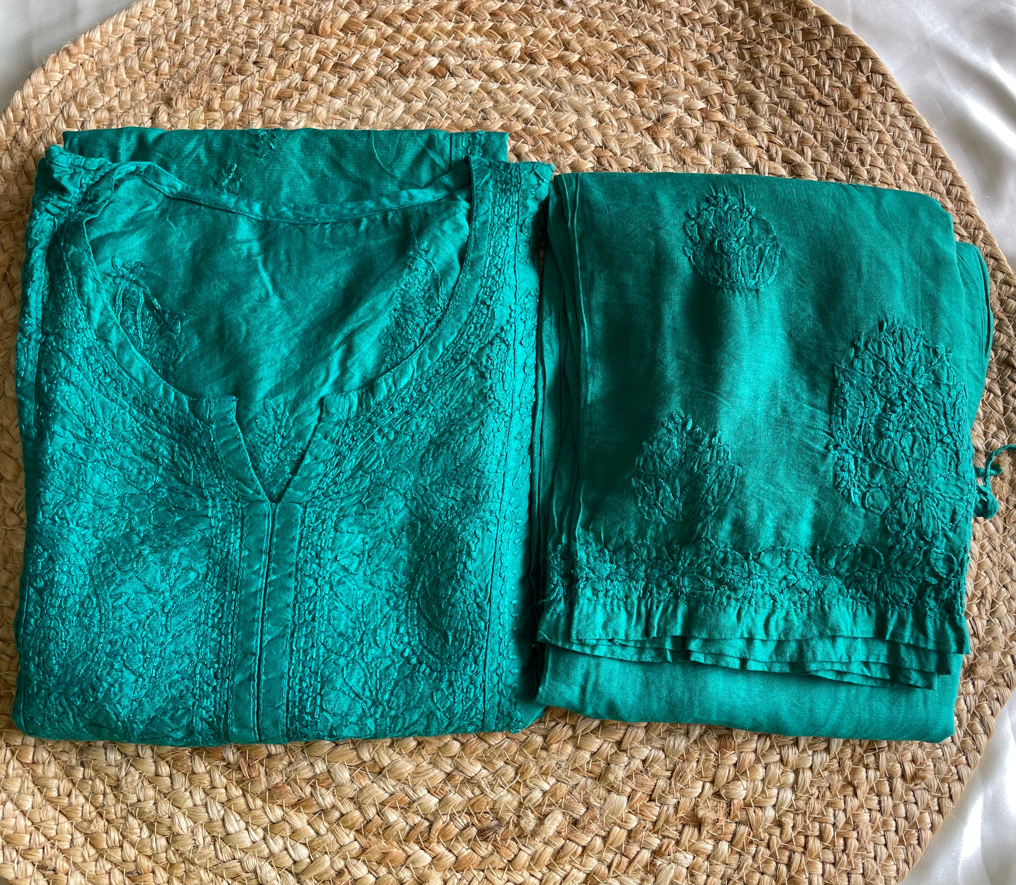 Classic Chanderi Bakhiya Suit Sets