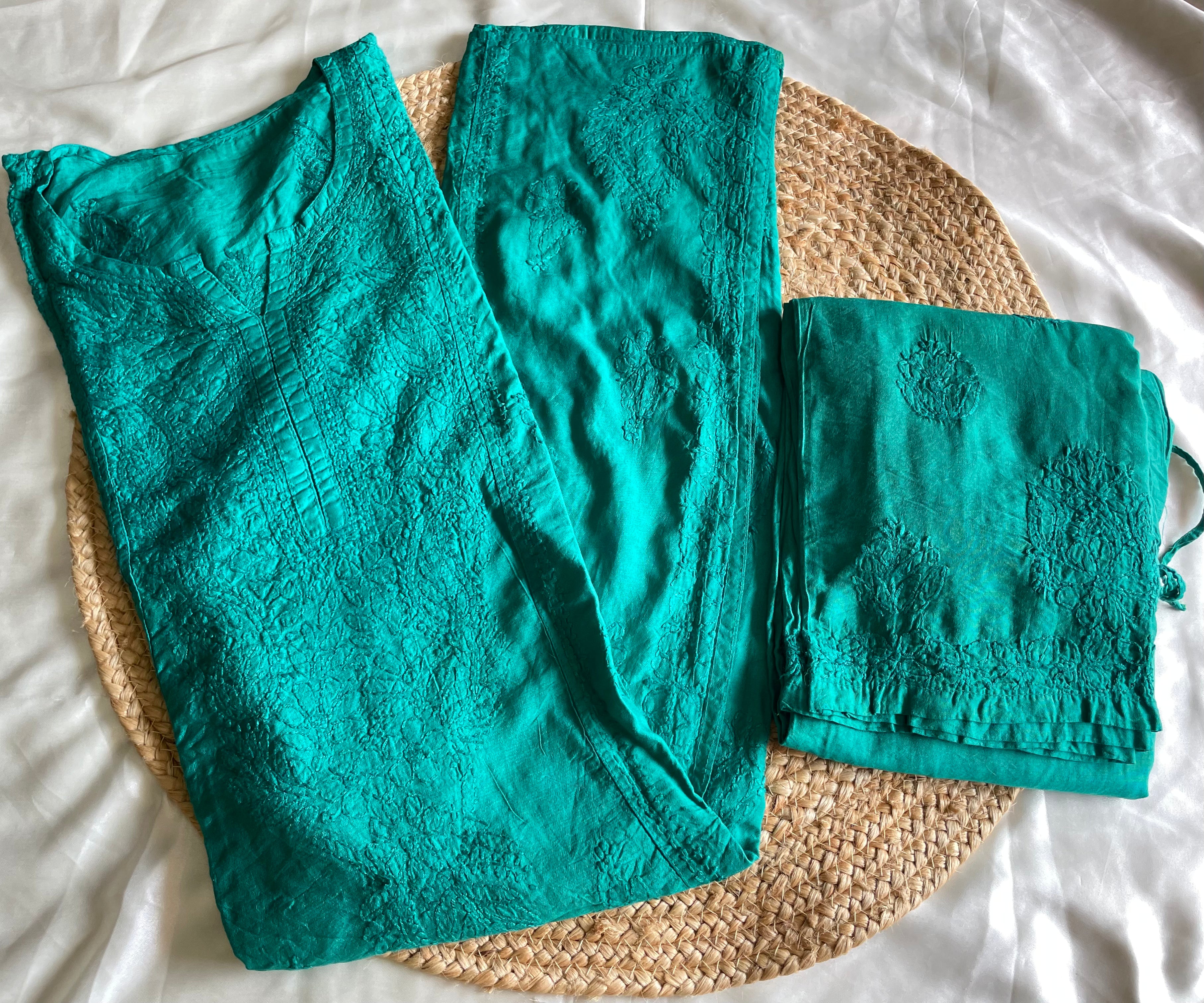 Classic Chanderi Bakhiya Suit Sets