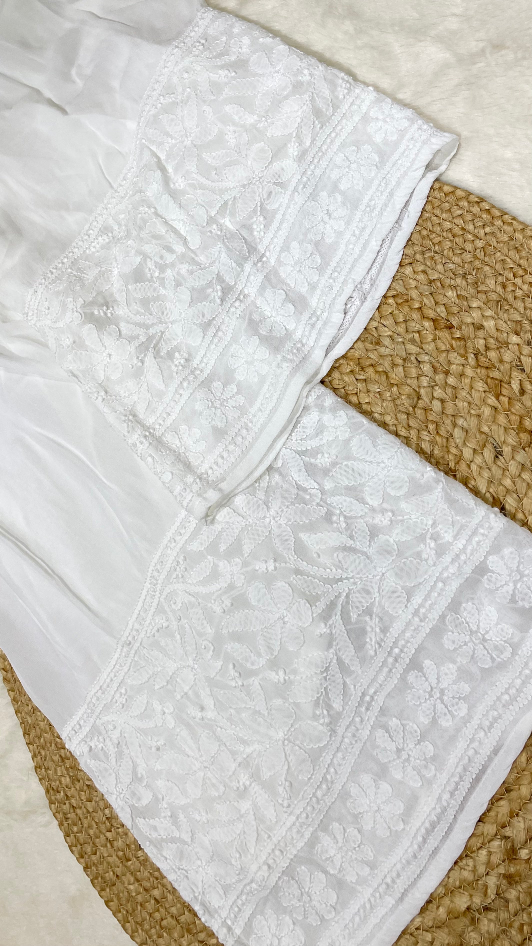 Viscose jaal work Palazzo