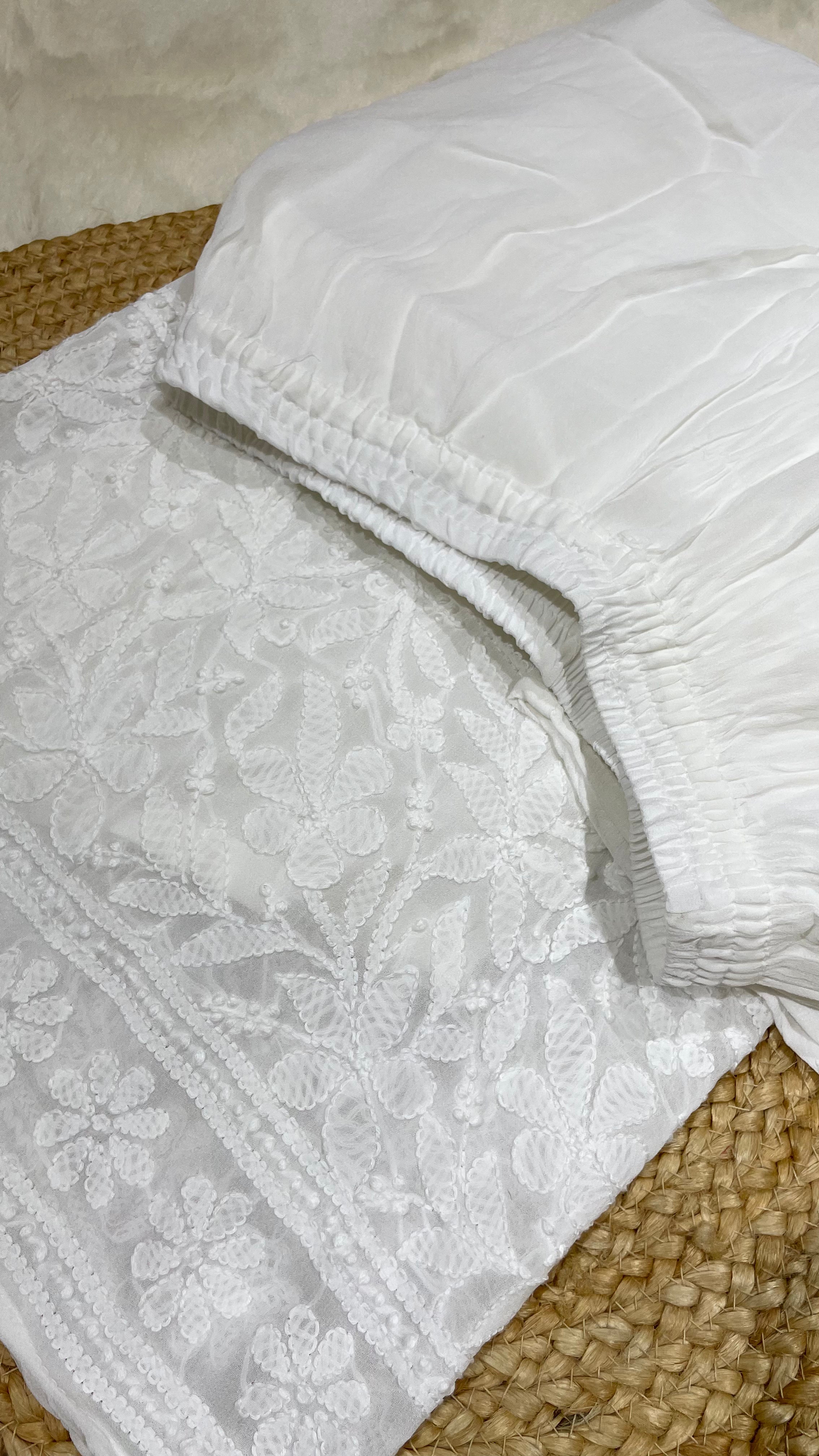 Viscose jaal work Palazzo