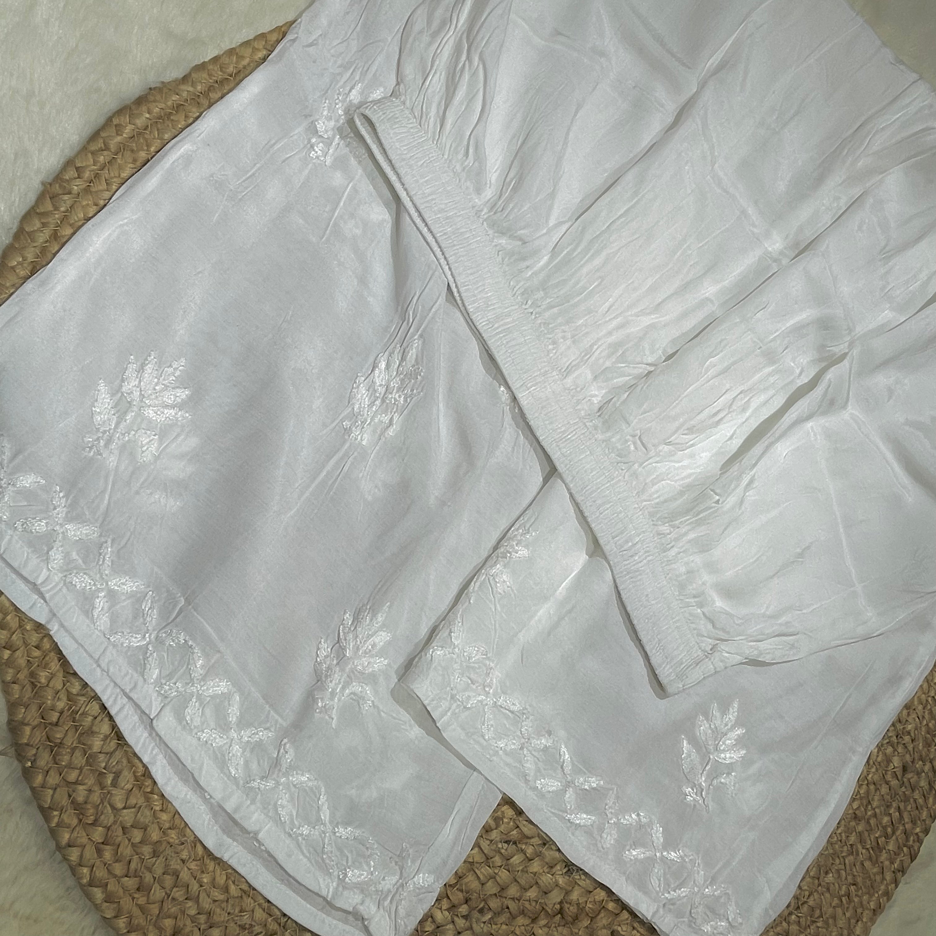 Muslin straight palazzo