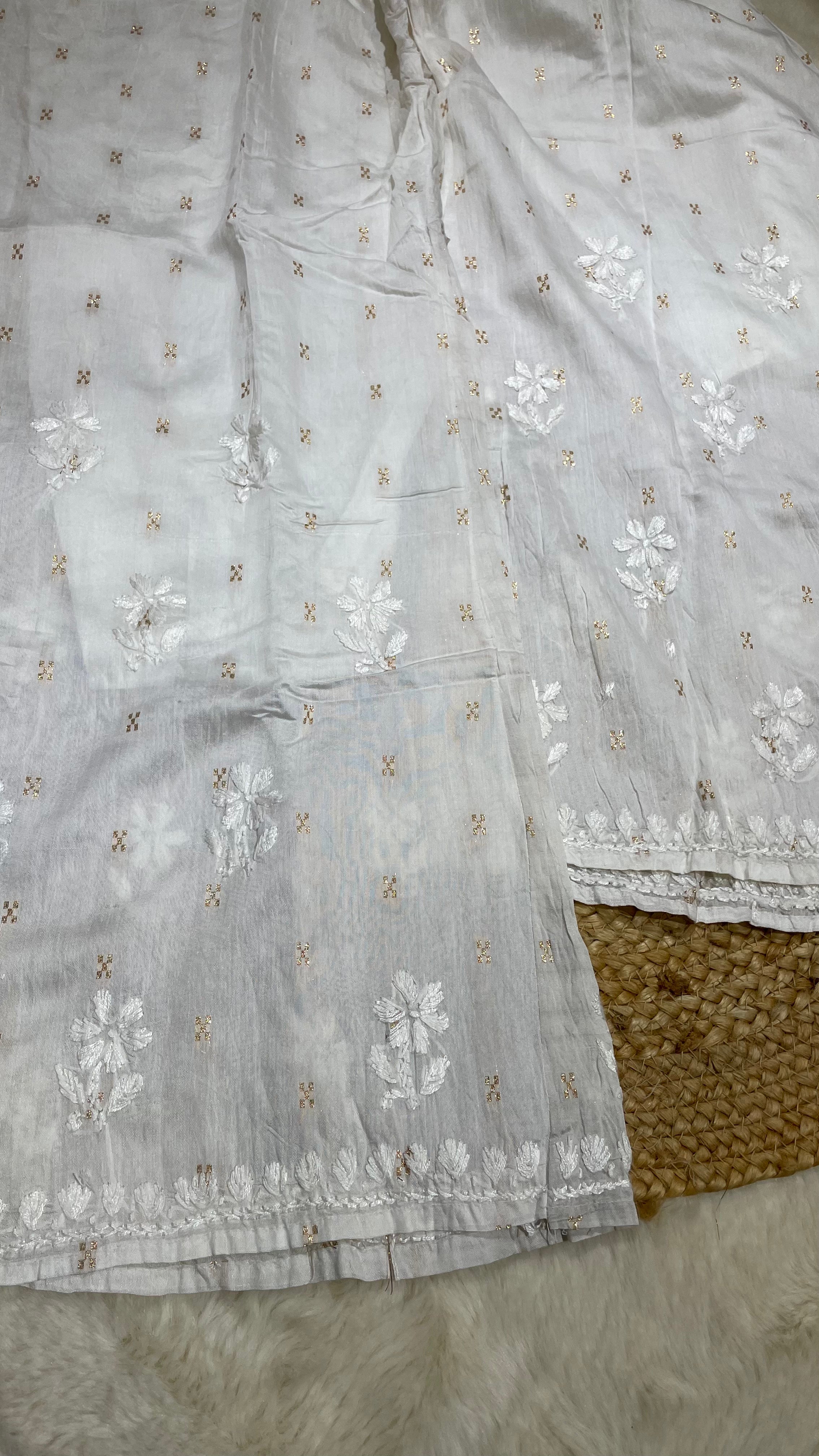 Fancy Chanderi palazzo