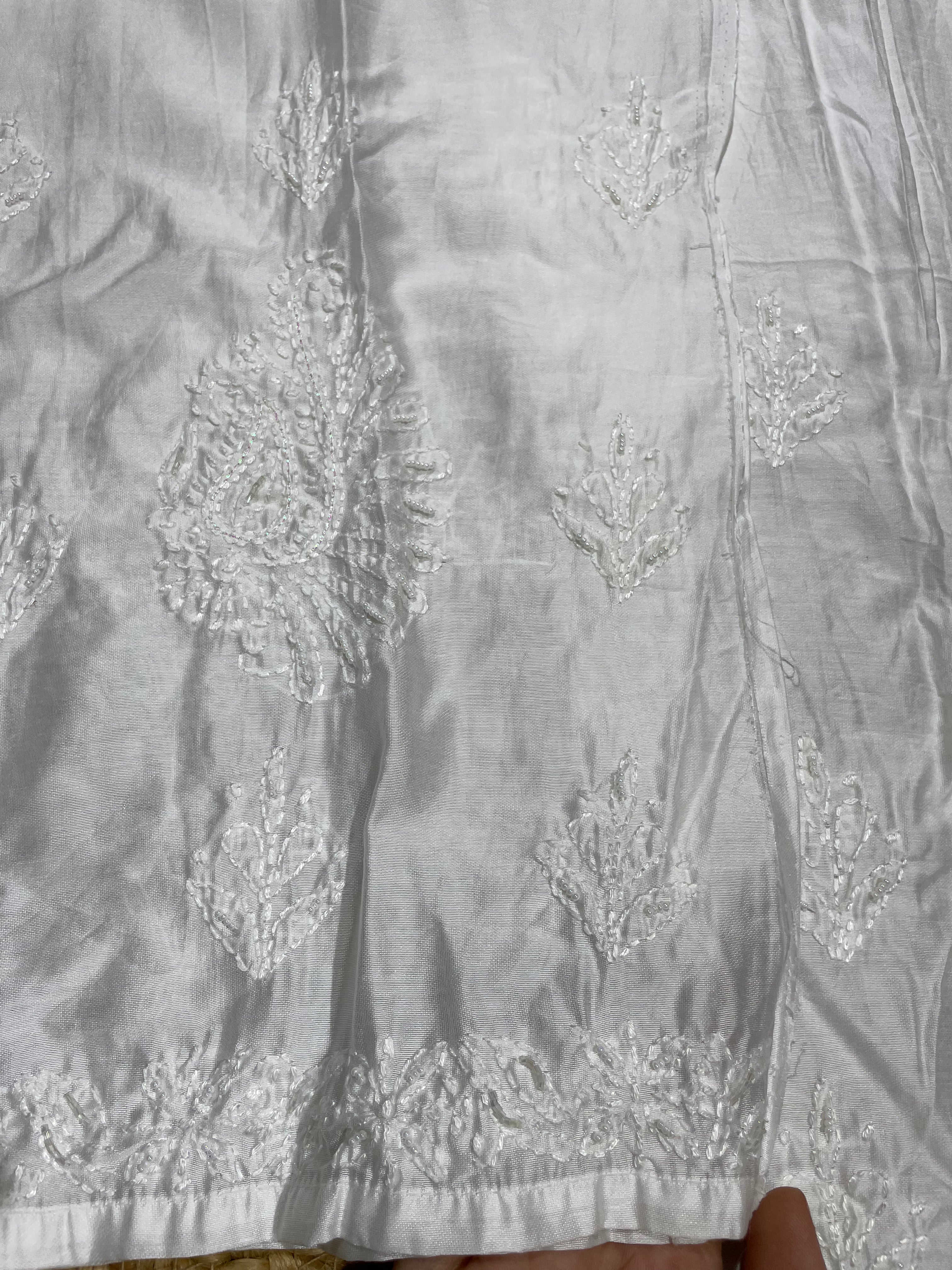 Pearl Chanderi Bakhiya Palazzo