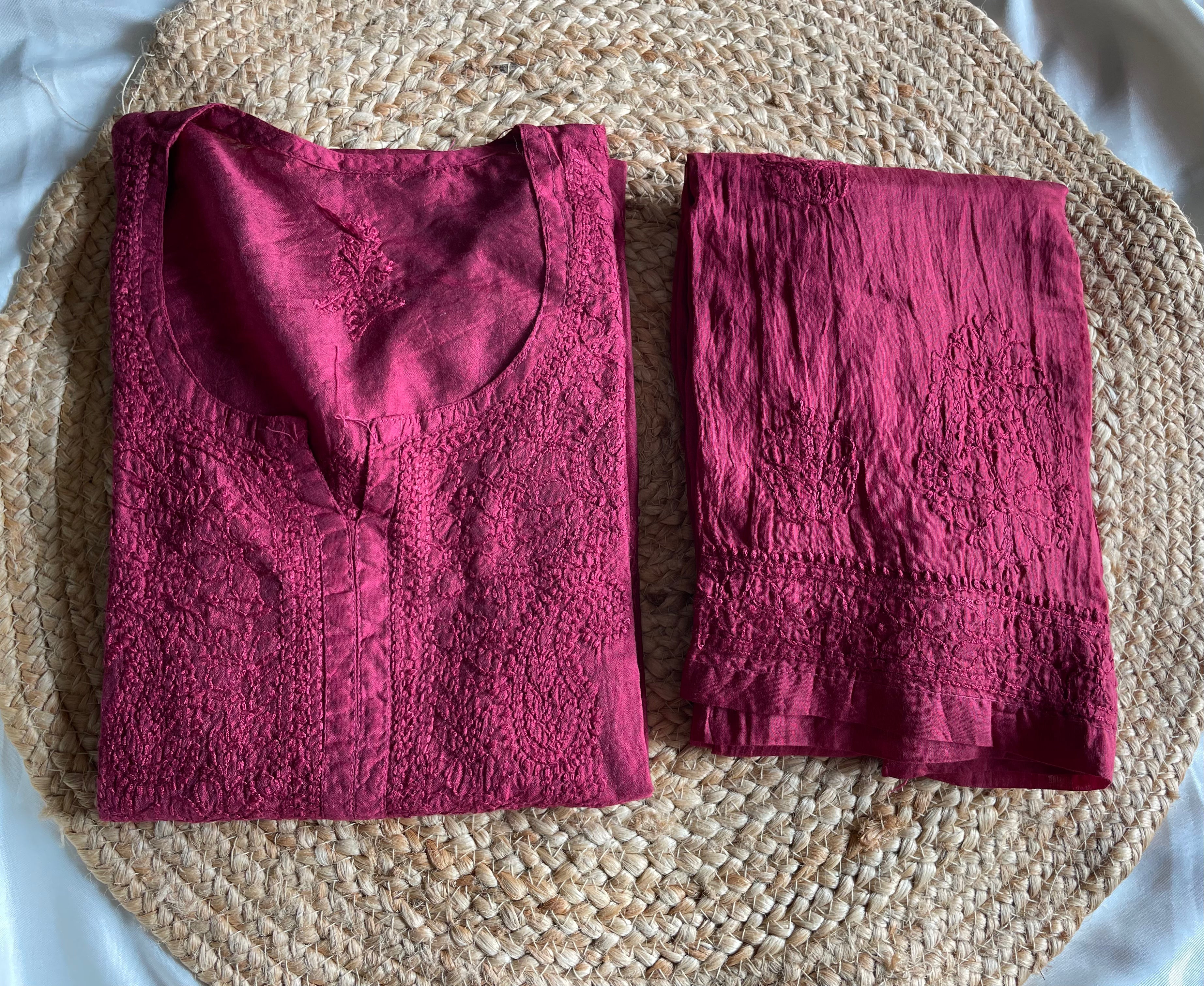 Classic Chanderi Bakhiya Suit Sets