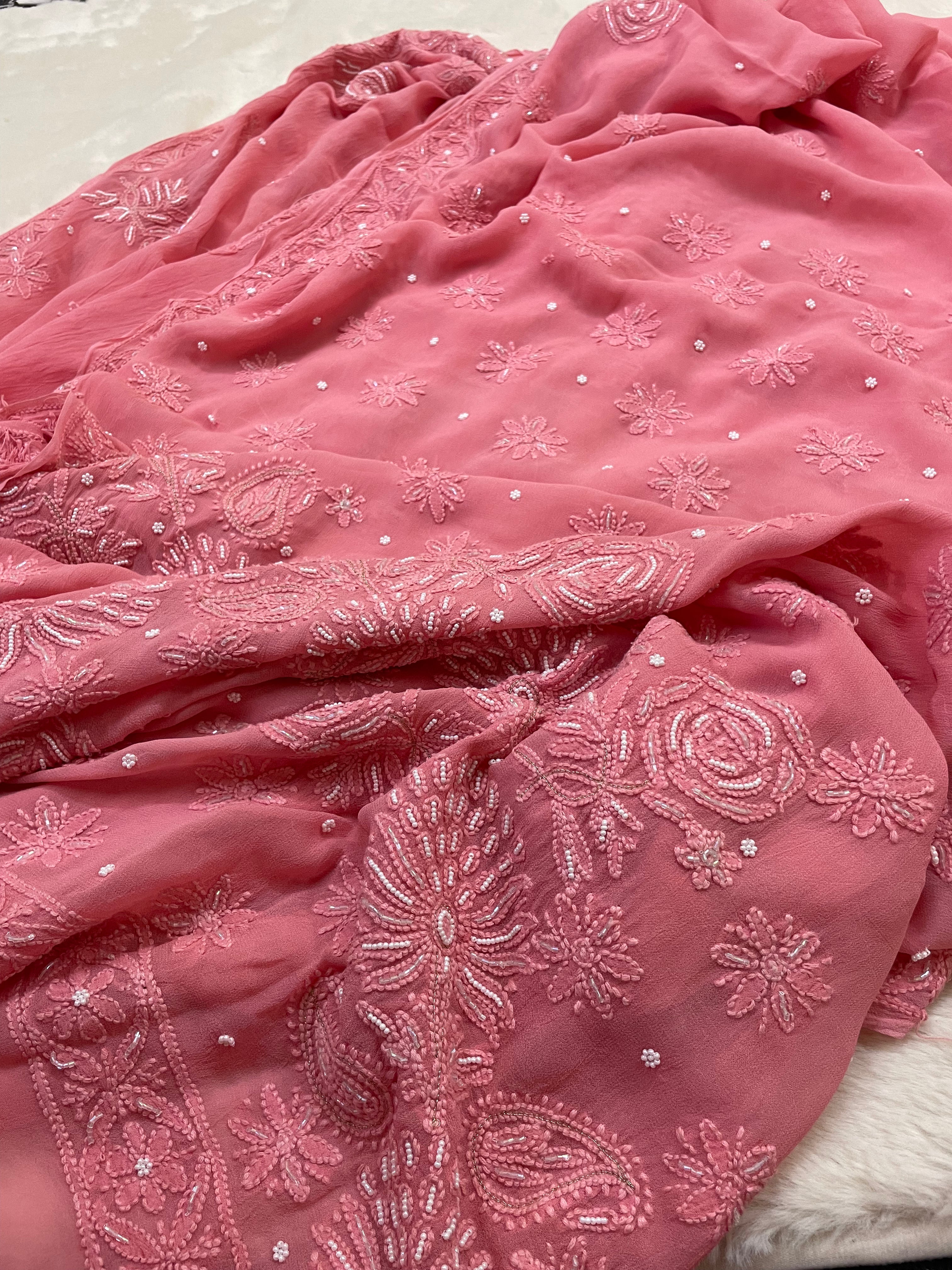 Fiza Blush Pink Saree