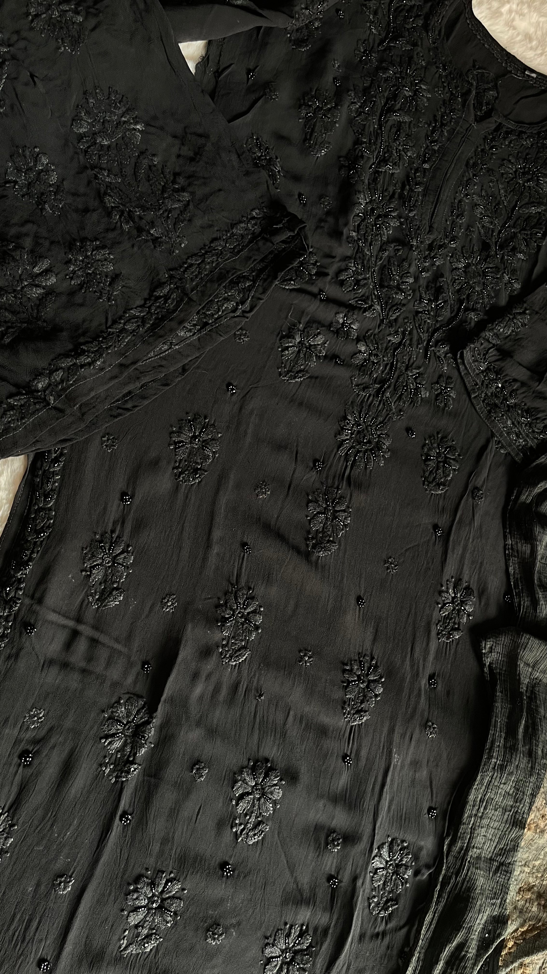 Black on Black Suit Sets