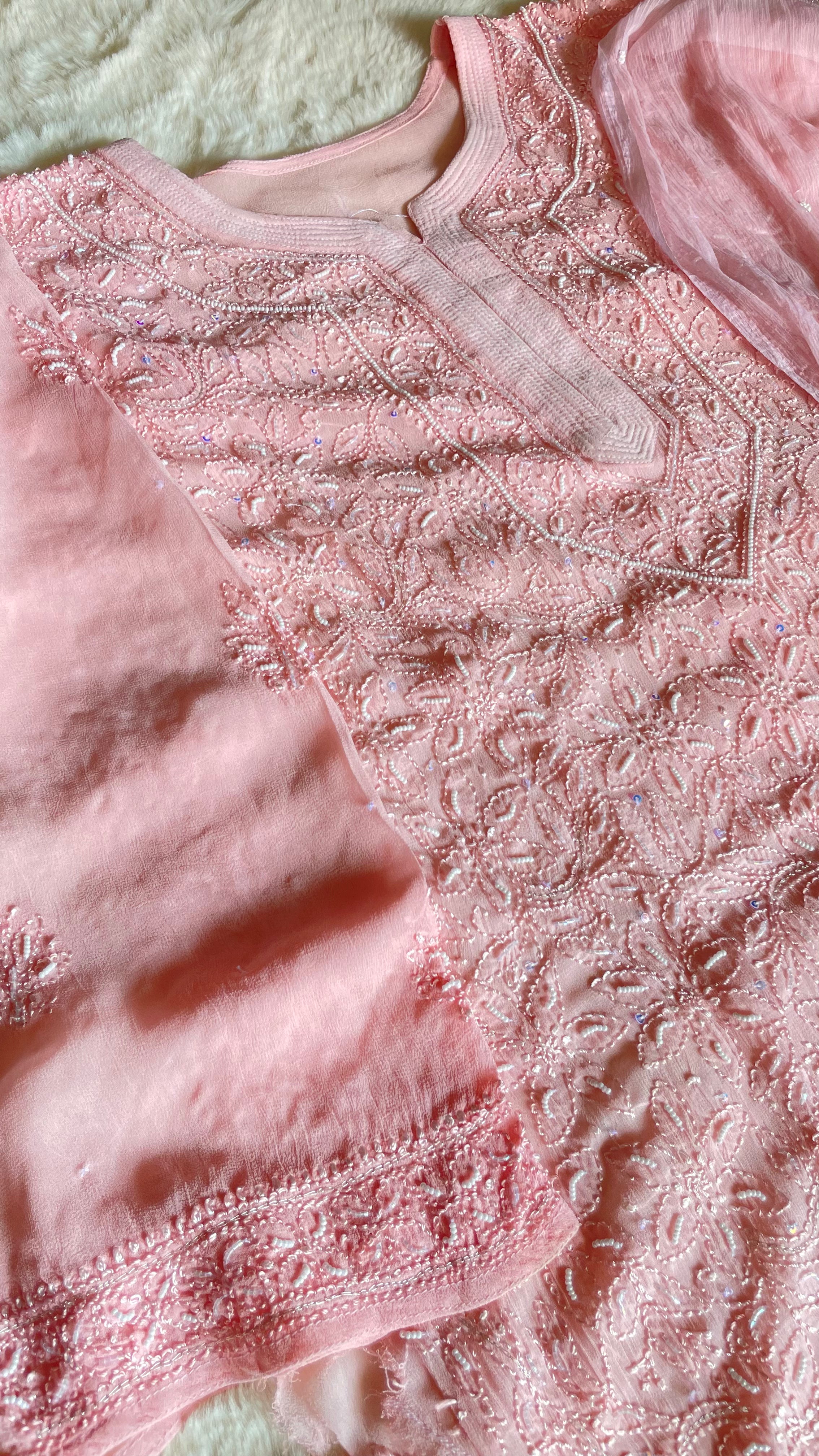 Aaliya Pale Pink Suit Set